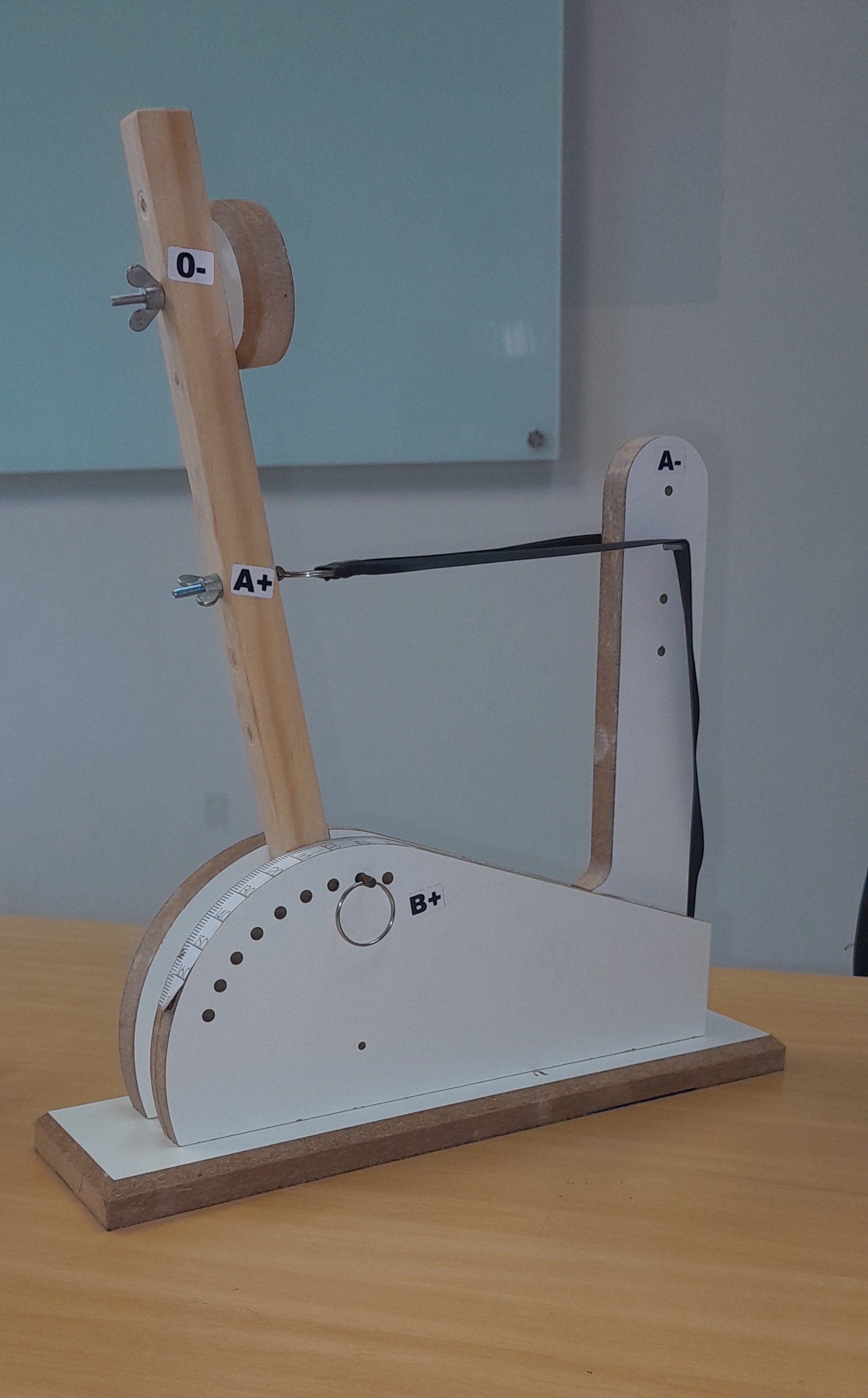 Figura 2: Catapulta utilizada em sala de aula.